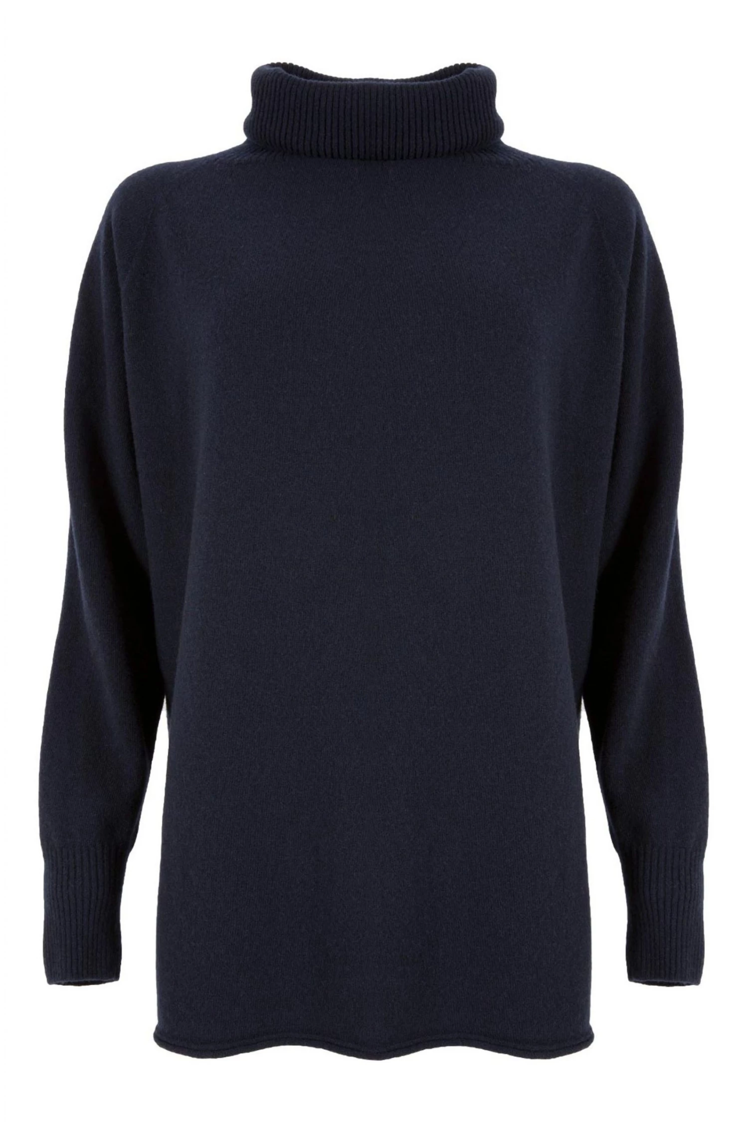 Celtic & Co. Womens Blue Geelong Slouch Roll Neck Jumper 4 Celtic & Co. Womens Blue Geelong Slouch Roll Neck Jumper - Image 2