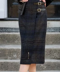 Celtic & Co. Blue Midi Celt Kilt