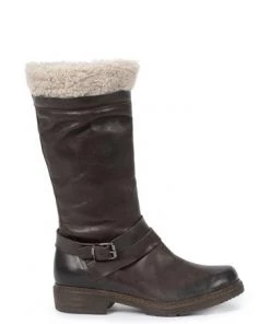Celtic & Co. Brown Sheepskin Trim Cuff Long Boots -Deals Celtic Store unnamed file 717