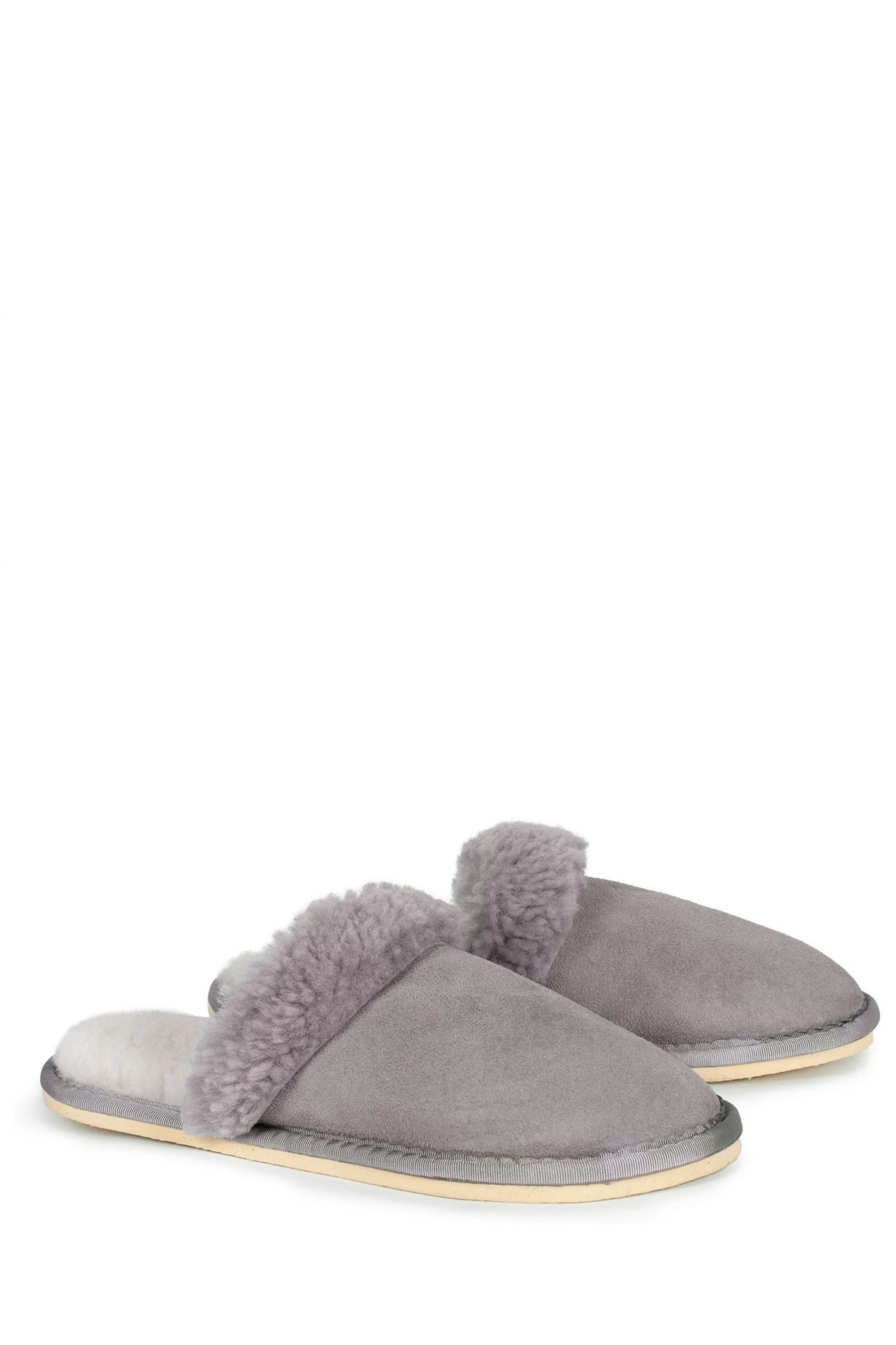 Celtic & Co. Celtic & Co Grey Ladies' Turnback Mules 5 Celtic & Co. Celtic & Co Grey Ladies' Turnback Mules - Image 3