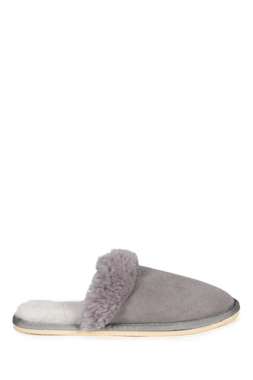 Celtic & Co. Celtic & Co Grey Ladies' Turnback Mules 7 Celtic & Co. Celtic & Co Grey Ladies' Turnback Mules - Image 5