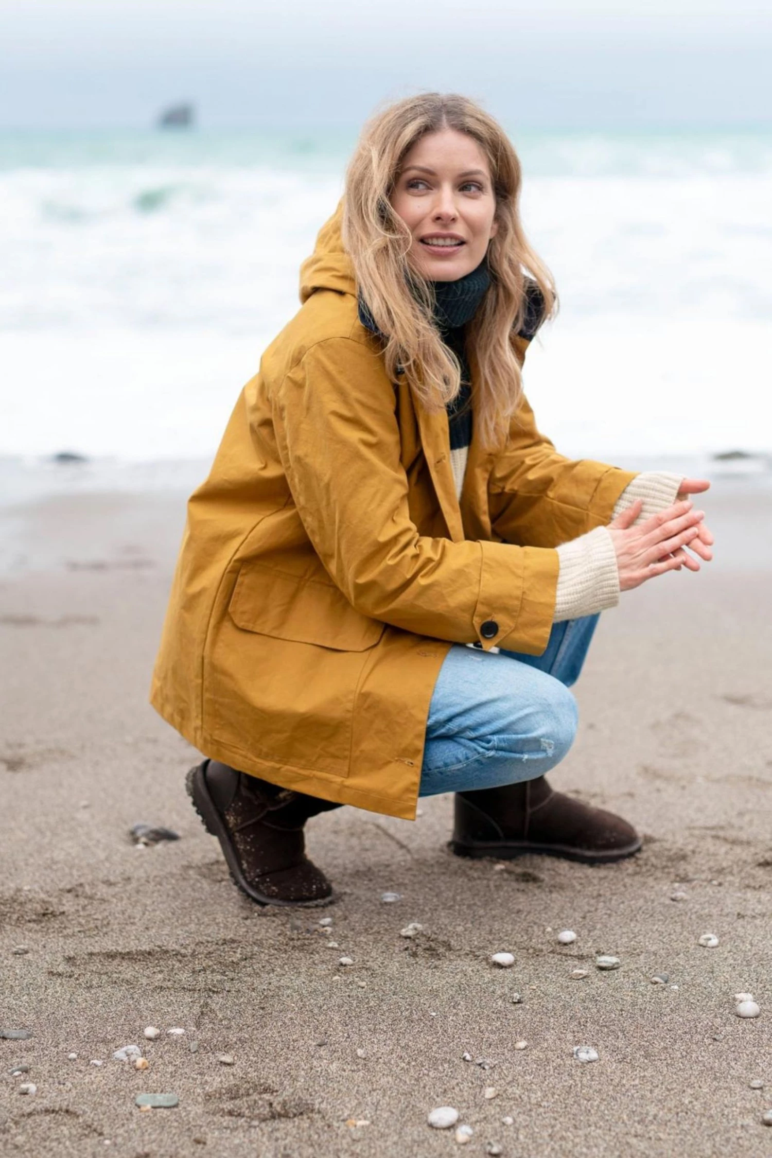 Celtic & Co. Yellow Hybrid Aero Waxed Cotton Jacket 4 Celtic & Co. Yellow Hybrid Aero Waxed Cotton Jacket - Image 2