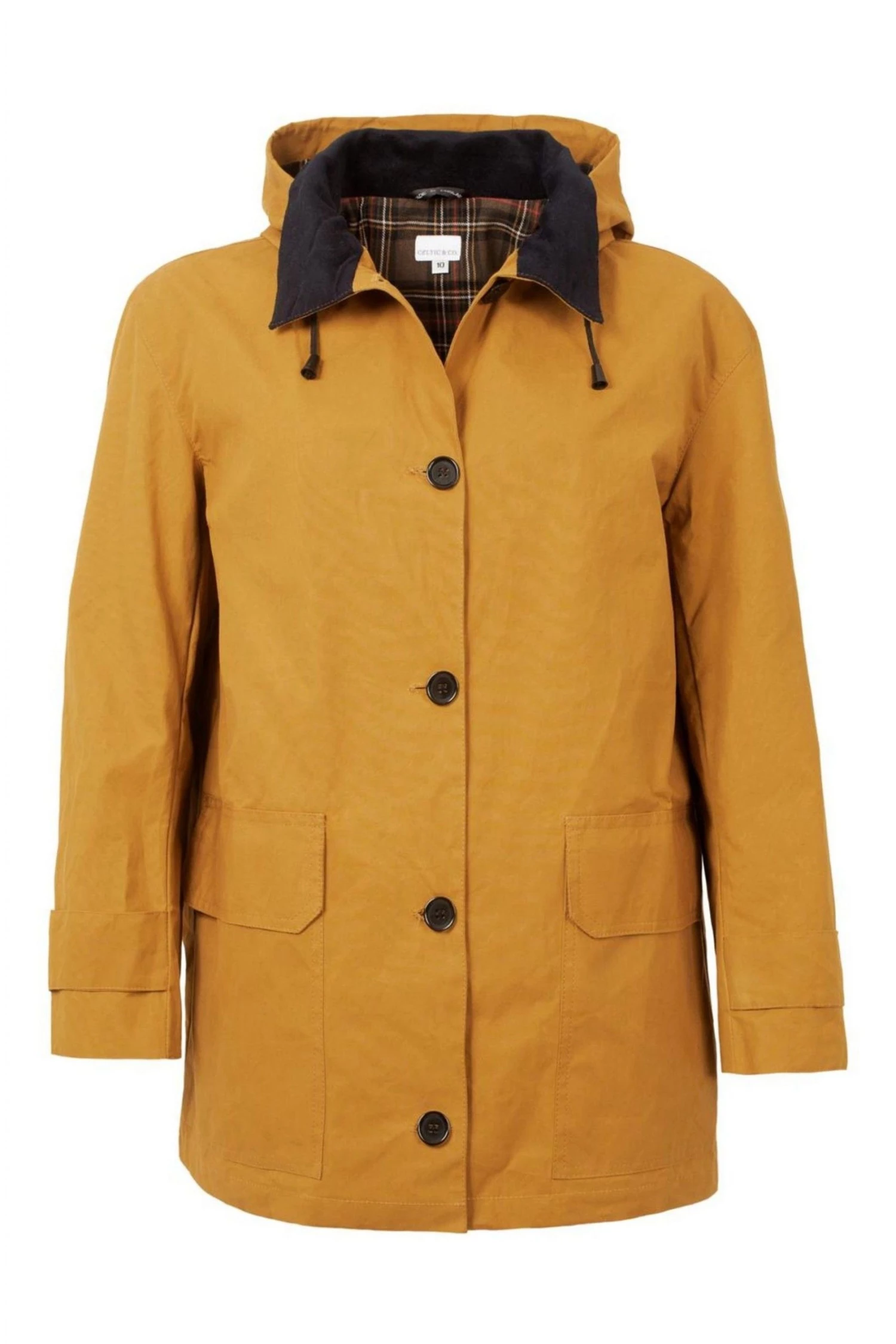 Celtic & Co. Yellow Hybrid Aero Waxed Cotton Jacket 5 Celtic & Co. Yellow Hybrid Aero Waxed Cotton Jacket - Image 3