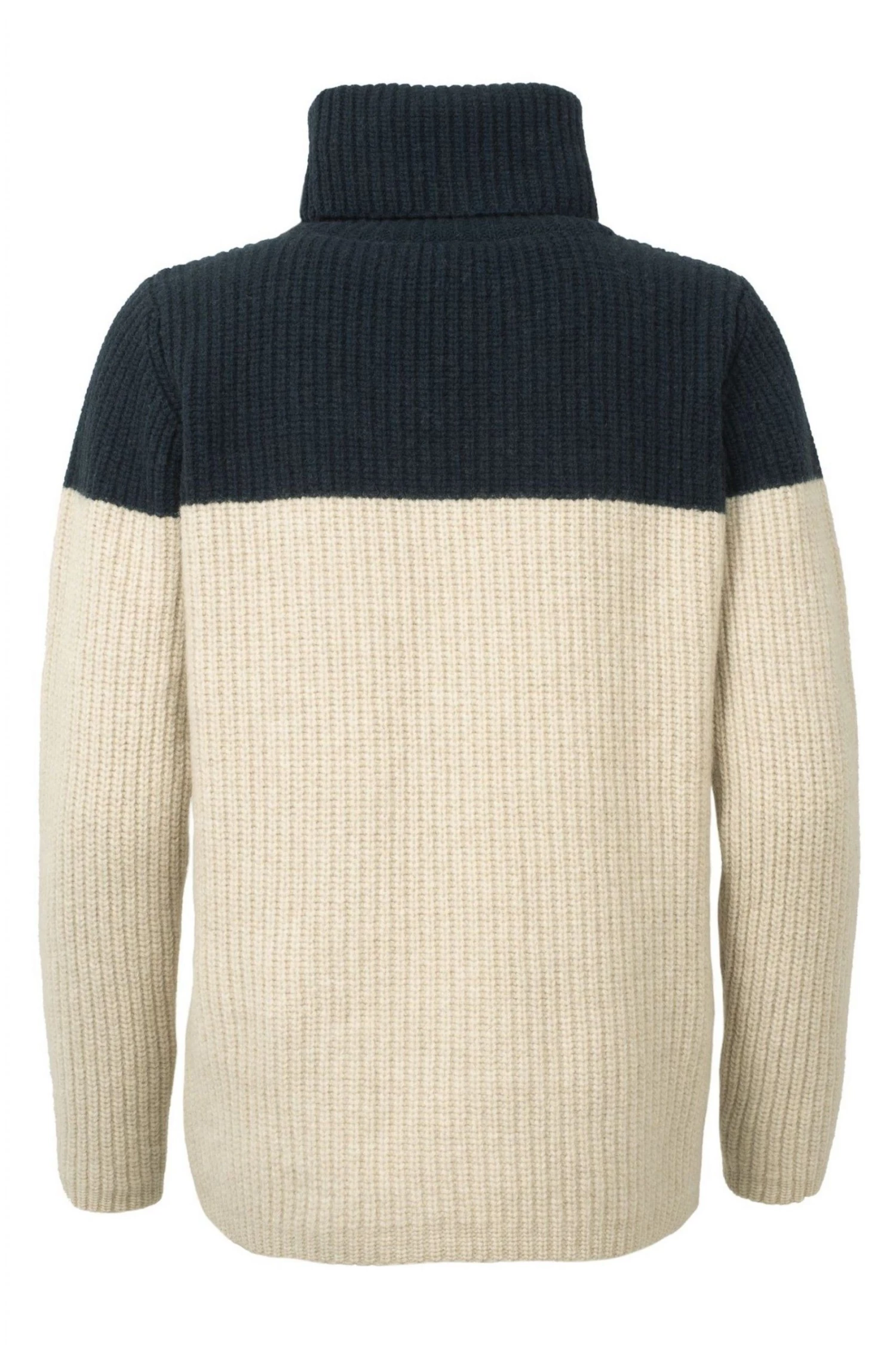 Celtic & Co. Blue Colourblock Roll Neck Jumper 8 Celtic & Co. Blue Colourblock Roll Neck Jumper - Image 6