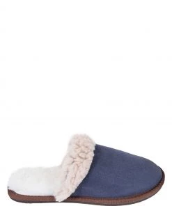 Celtic & Co. Ladies Blue Turnback Mules