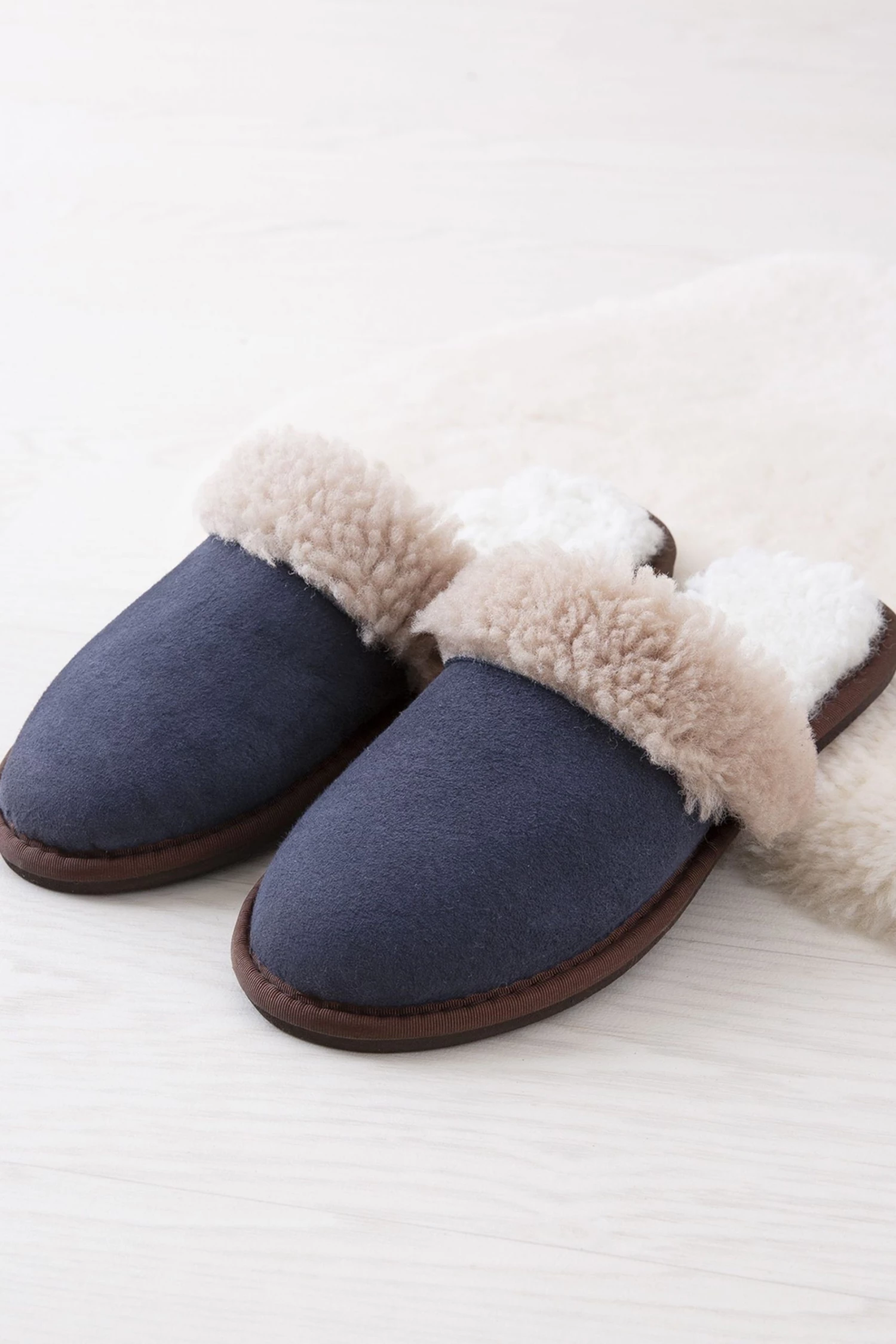 Celtic & Co. Ladies Blue Turnback Mules 7 Celtic & Co. Ladies Blue Turnback Mules - Image 5