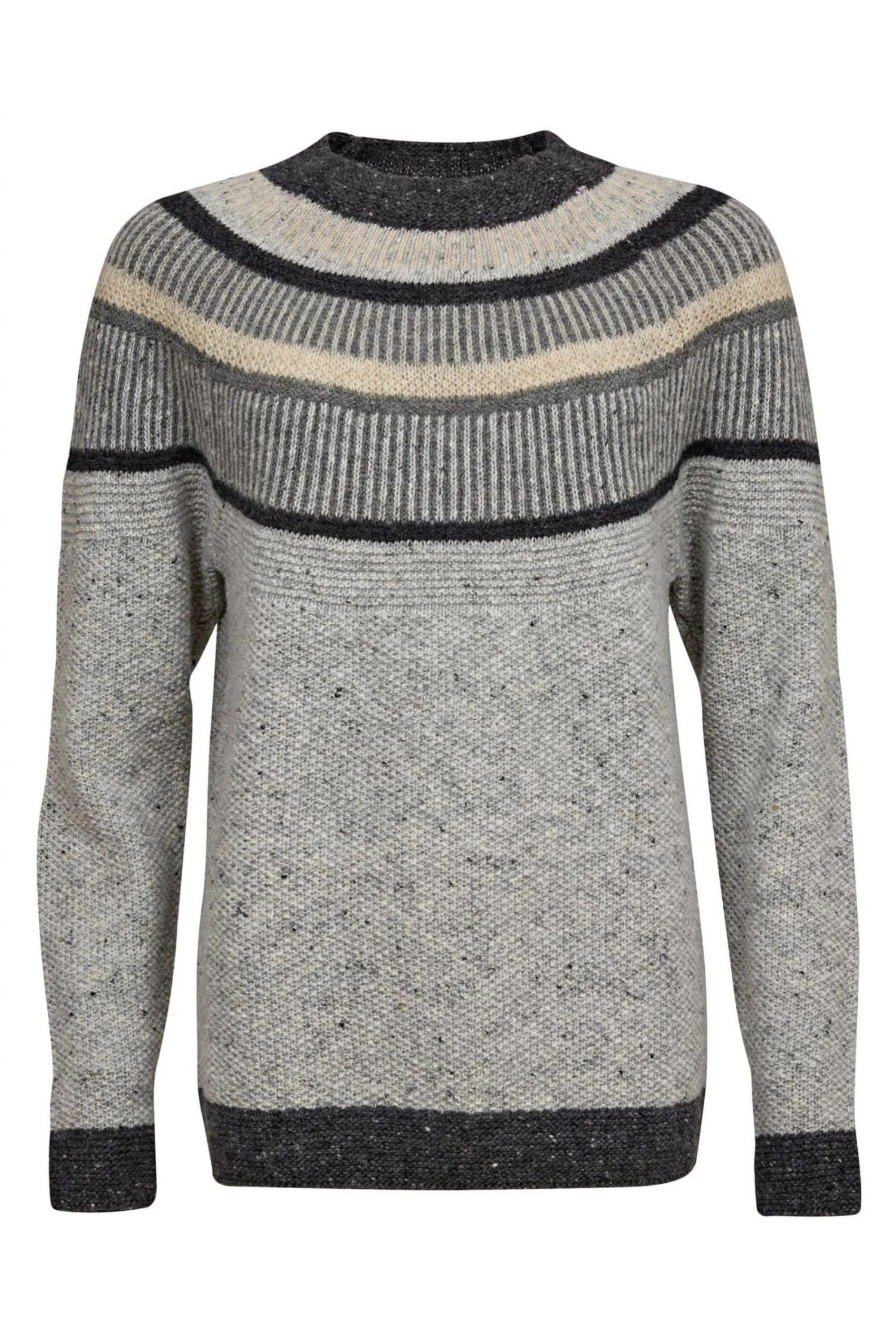 Celtic & Co. Celtic & Co Grey Statement Donegal Jumper 4 Celtic & Co. Celtic & Co Grey Statement Donegal Jumper - Image 2