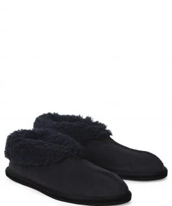 Celtic & Co. Celtic & Co Blue Sheepskin Bootee Slippers -Deals Celtic Store unnamed file 784 scaled