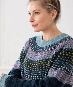 Celtic & Co. Celtic & Co Blue Float Stitch Yoke Donegal Jumper -Deals Celtic Store unnamed file 791 scaled