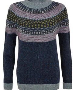 Celtic & Co. Celtic & Co Blue Float Stitch Yoke Donegal Jumper -Deals Celtic Store unnamed file 795