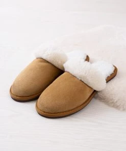 Celtic & Co. Celtic & Co Ladies Camel Brown Turnback Mules -Deals Celtic Store unnamed file 813 scaled