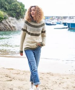Celtic & Co. Natural Float Stitch Donegal Jumper