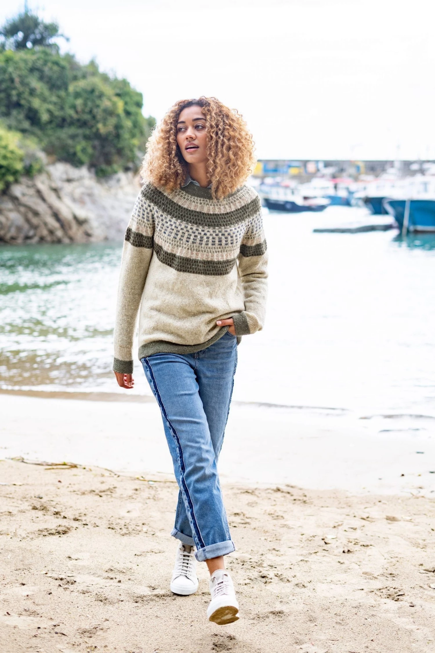 Celtic & Co. Natural Float Stitch Donegal Jumper 3 Celtic & Co. Natural Float Stitch Donegal Jumper