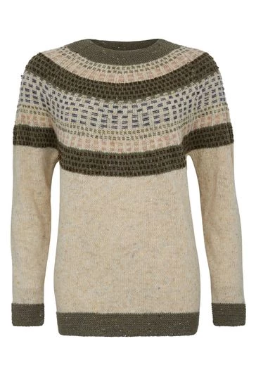 Celtic & Co. Natural Float Stitch Donegal Jumper 6 Celtic & Co. Natural Float Stitch Donegal Jumper - Image 4