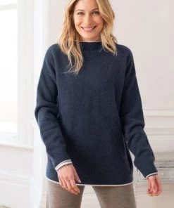 Celtic & Co. Blue Felted Funnel Neck Jumper 11 Celtic & Co. Blue Felted Funnel Neck Jumper -Deals Celtic Store unnamed file 840