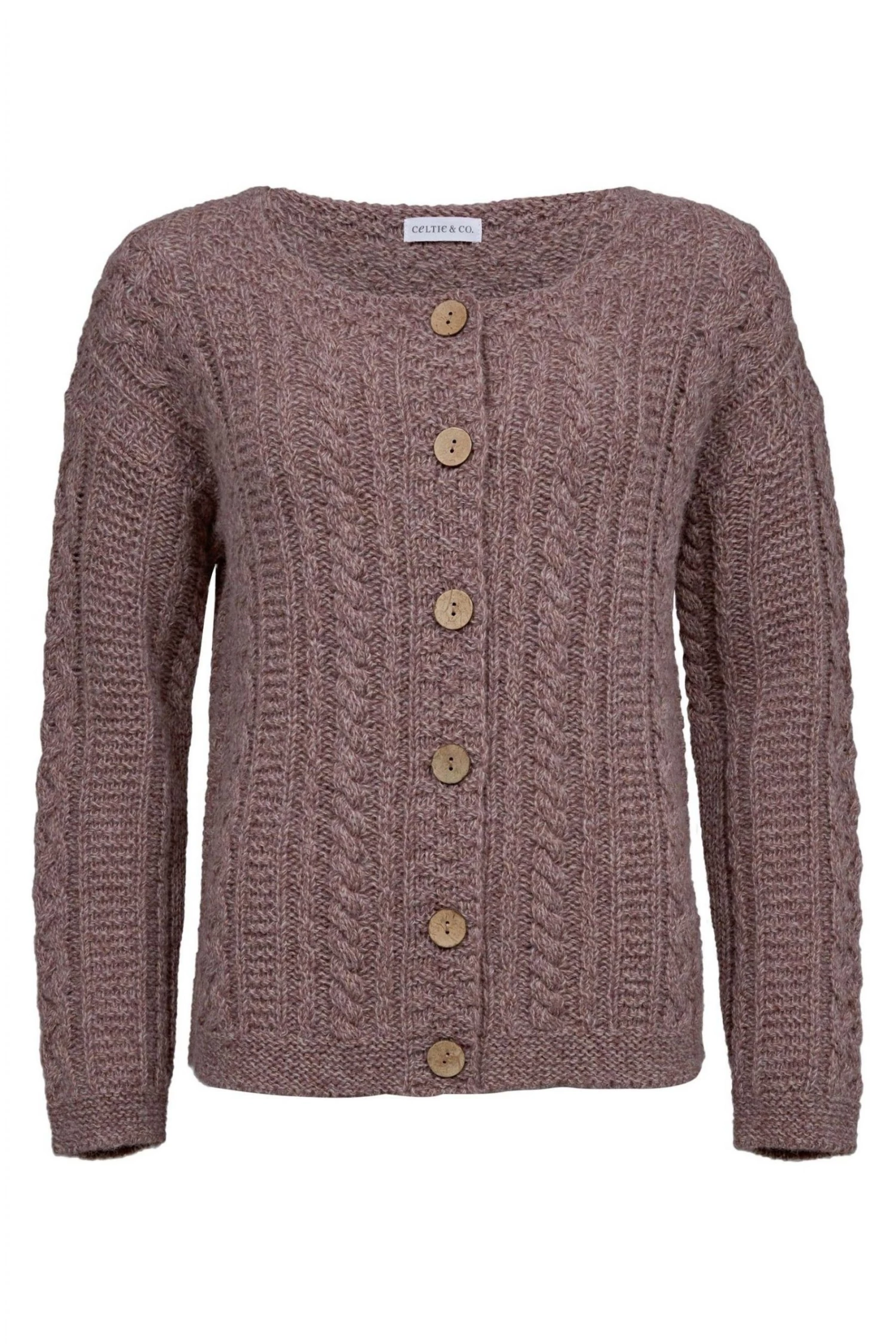 Celtic & Co. Purple The Shetland Cardigan 4 Celtic & Co. Purple The Shetland Cardigan - Image 2