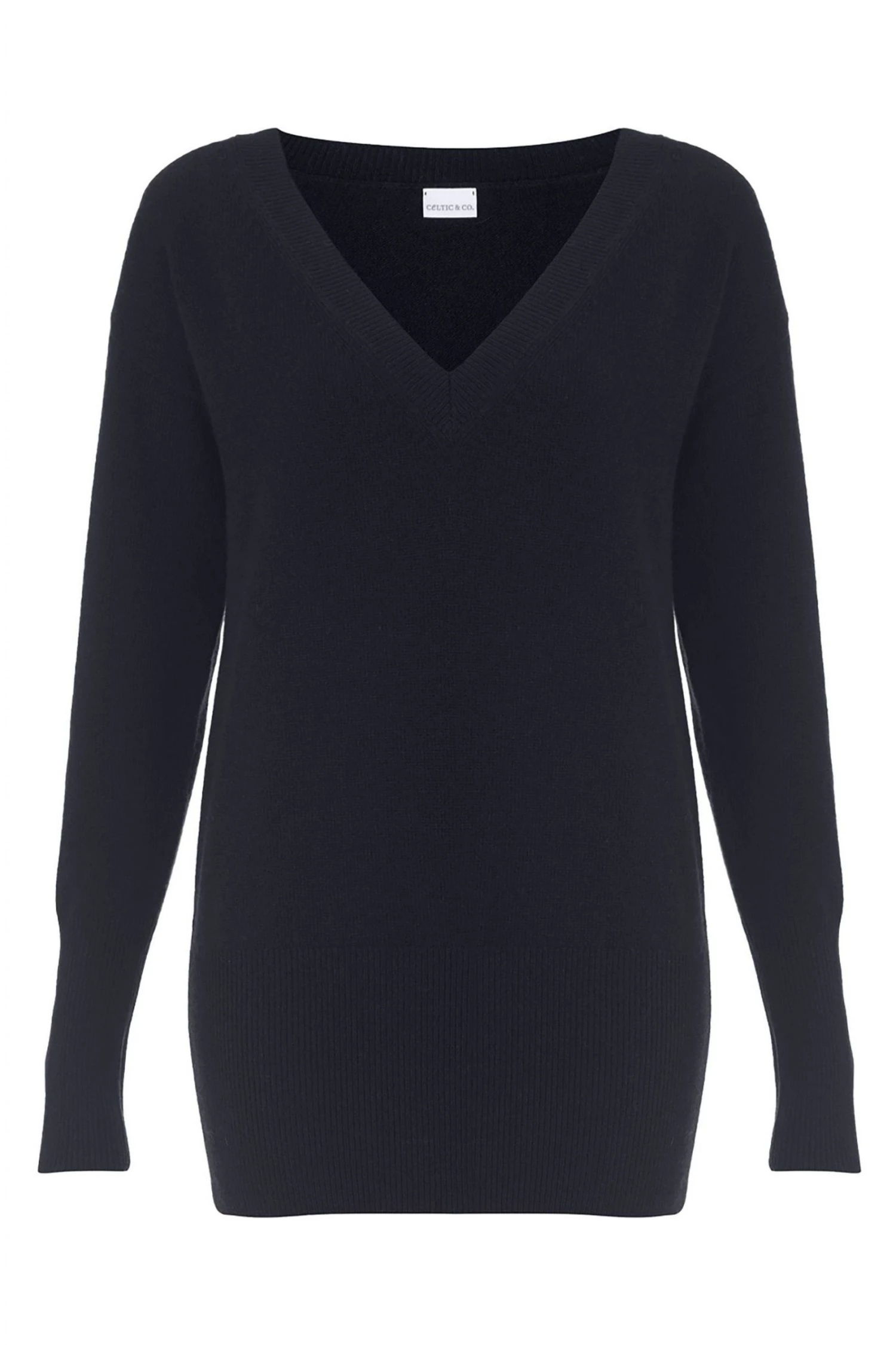 Celtic & Co. Blue Supersoft V Jumper 5 Celtic & Co. Blue Supersoft V Jumper - Image 3