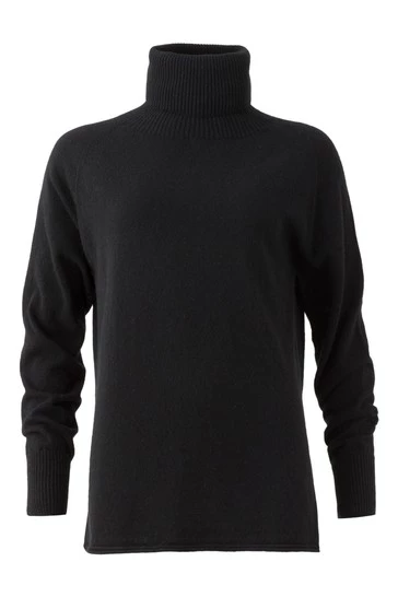 Celtic & Co. Womens Black Geelong Slouch Roll Neck Jumper 7 Celtic & Co. Womens Black Geelong Slouch Roll Neck Jumper - Image 5