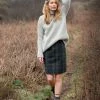 Celtic & Co. Blue Celt Wool Skirt