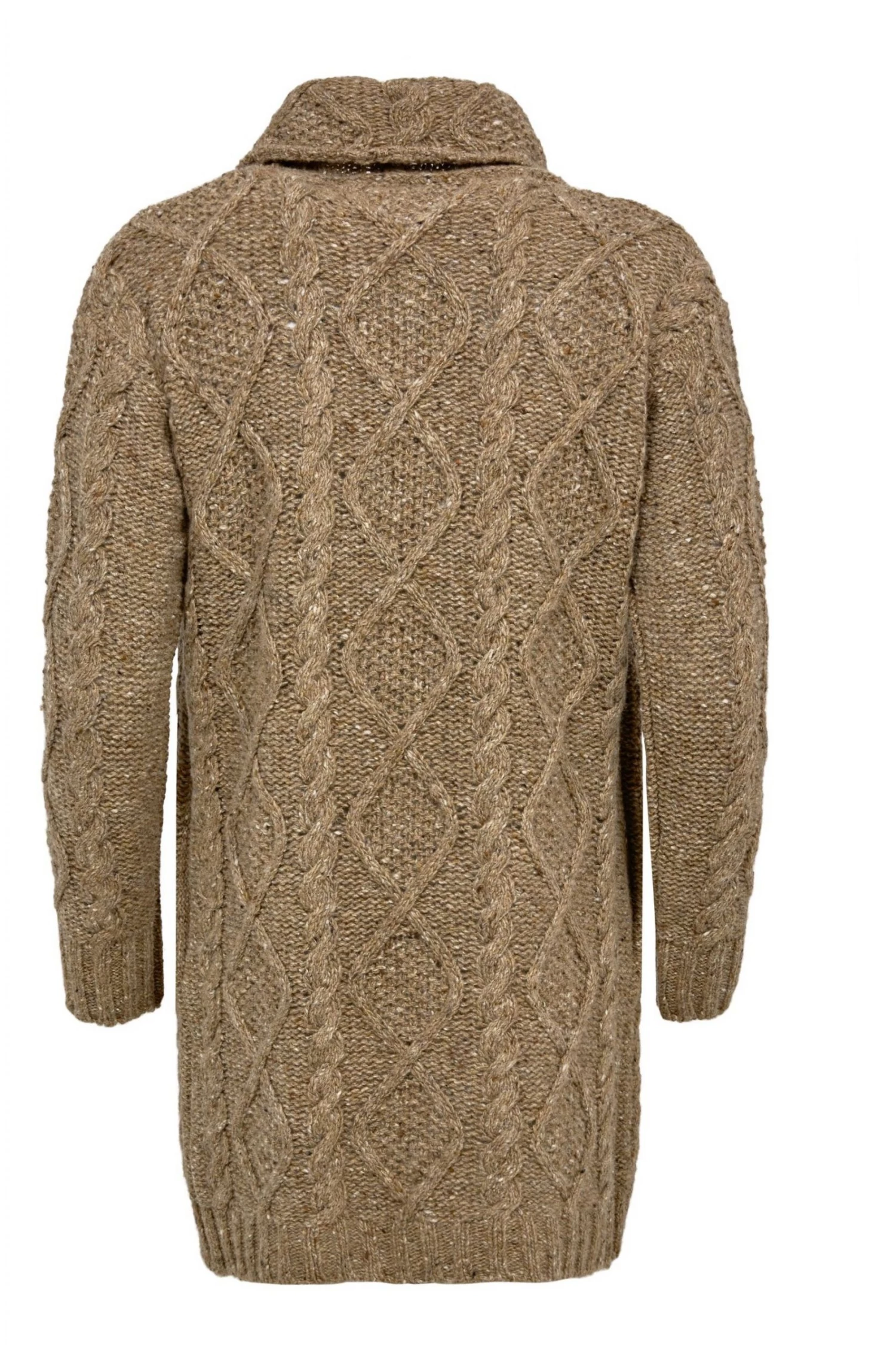 Celtic & Co. Brown Buckle Detail Coatigan 8 Celtic & Co. Brown Buckle Detail Coatigan - Image 6