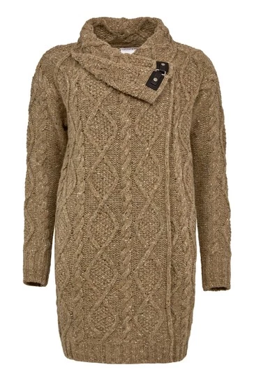 Celtic & Co. Brown Buckle Detail Coatigan 10 Celtic & Co. Brown Buckle Detail Coatigan - Image 8