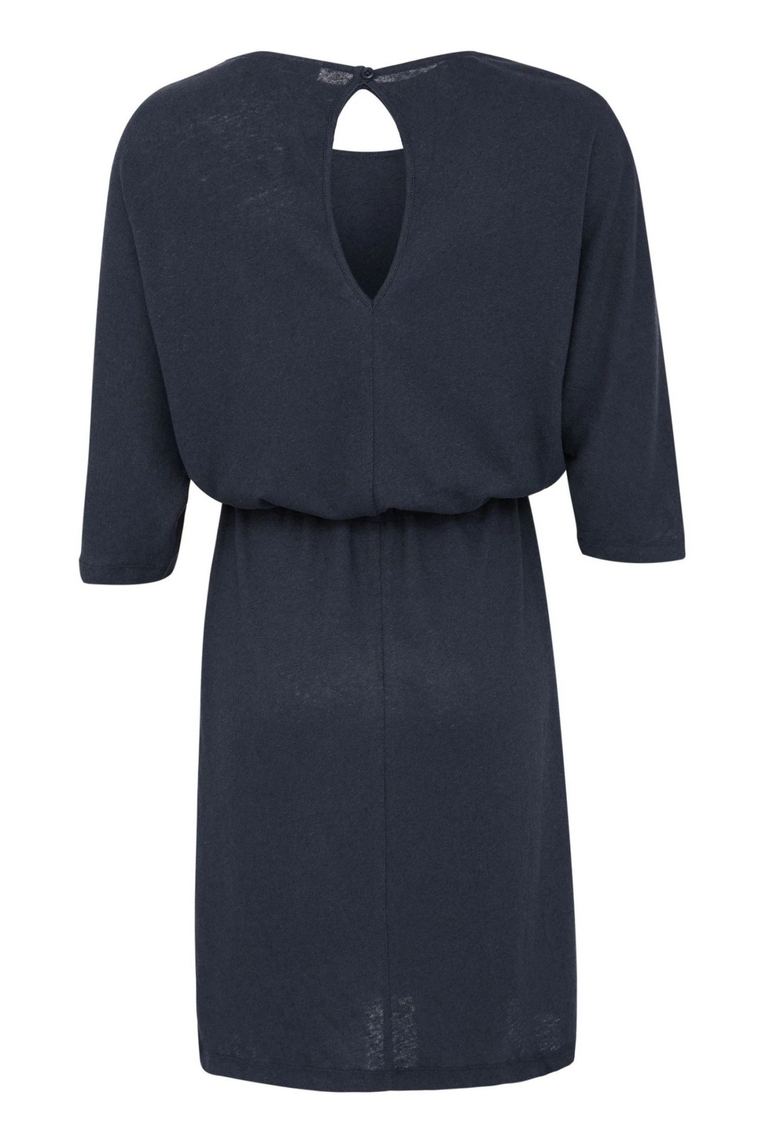 Celtic & Co. Blue Linen/Cotton Batwing Dress 6 Celtic & Co. Blue Linen/Cotton Batwing Dress - Image 4