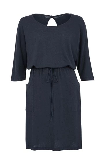 Celtic & Co. Blue Linen/Cotton Batwing Dress 7 Celtic & Co. Blue Linen/Cotton Batwing Dress - Image 5