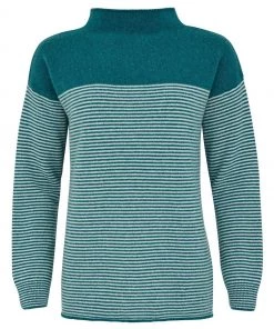 Celtic & Co. Celtic & Co Blue Icelandic Stripe Felted Funnel Neck Jumper 10 Celtic & Co. Celtic & Co Blue Icelandic Stripe Felted Funnel Neck Jumper -Deals Celtic Store unnamed file 93 scaled