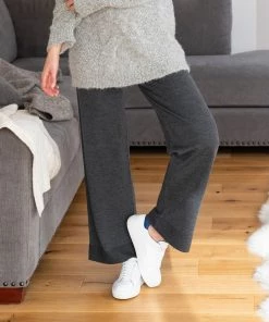 Celtic & Co. Grey Wide Leg Merino Lounge Pants